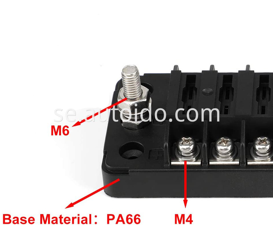 6-way fuse holder